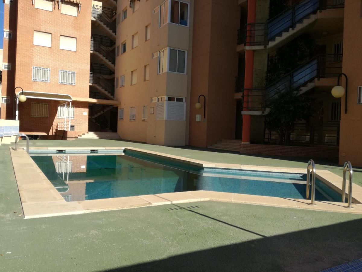 Apartamento Con Gran Terraza, Piscina Y Con Vistas Al Mar, A Solo 50 M De La Playa Даймус Экстерьер фото