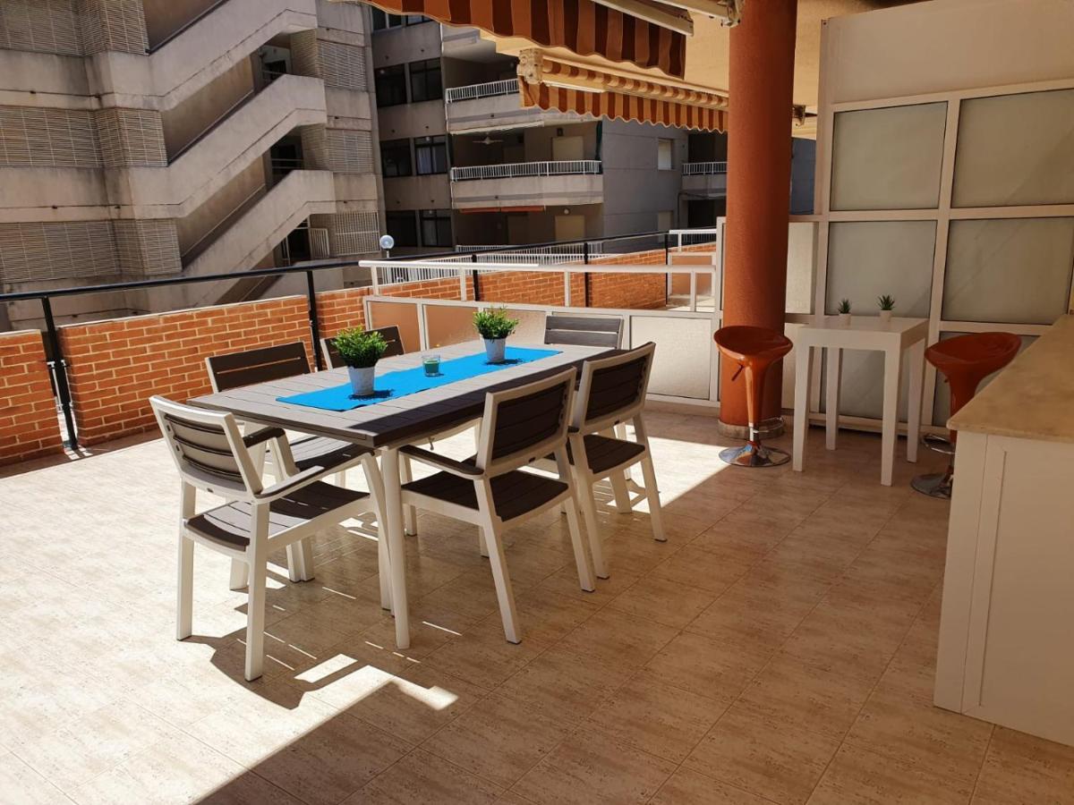 Apartamento Con Gran Terraza, Piscina Y Con Vistas Al Mar, A Solo 50 M De La Playa Даймус Экстерьер фото