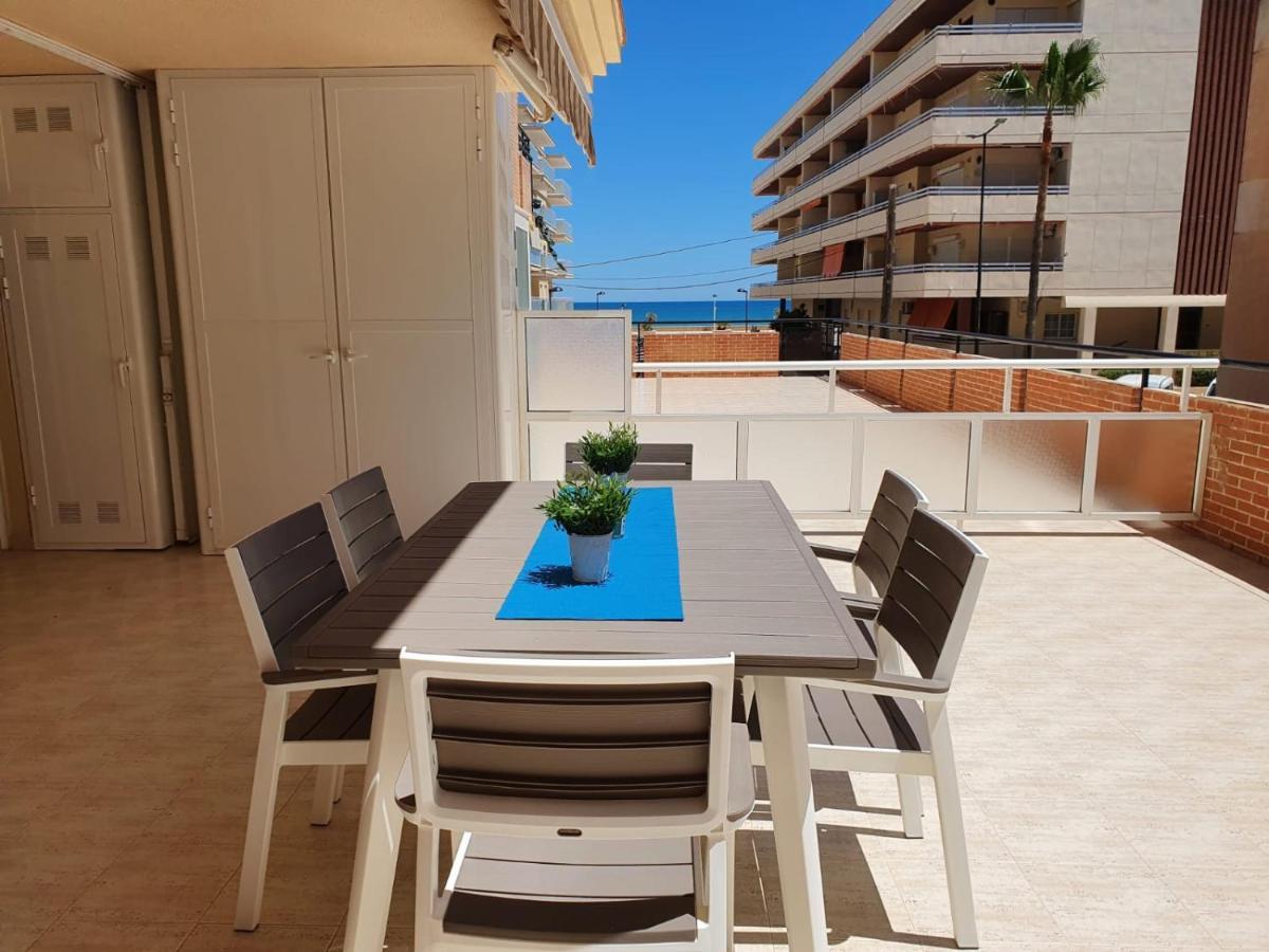 Apartamento Con Gran Terraza, Piscina Y Con Vistas Al Mar, A Solo 50 M De La Playa Даймус Экстерьер фото